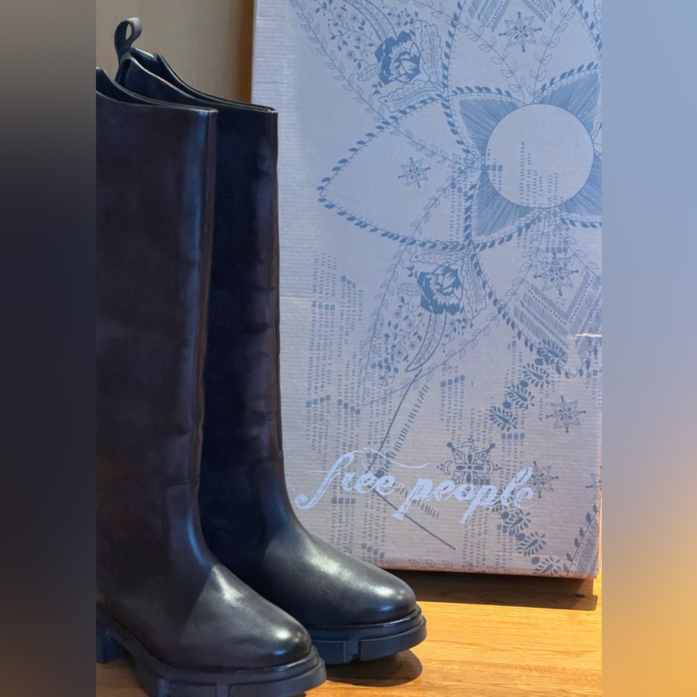 Free People FP Collection- New with Box- Brooks Tall Boot EU 38 (7.5-8)$150